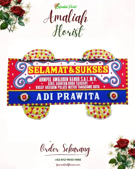 Papan Bunga Ucapan Selamat Tawar