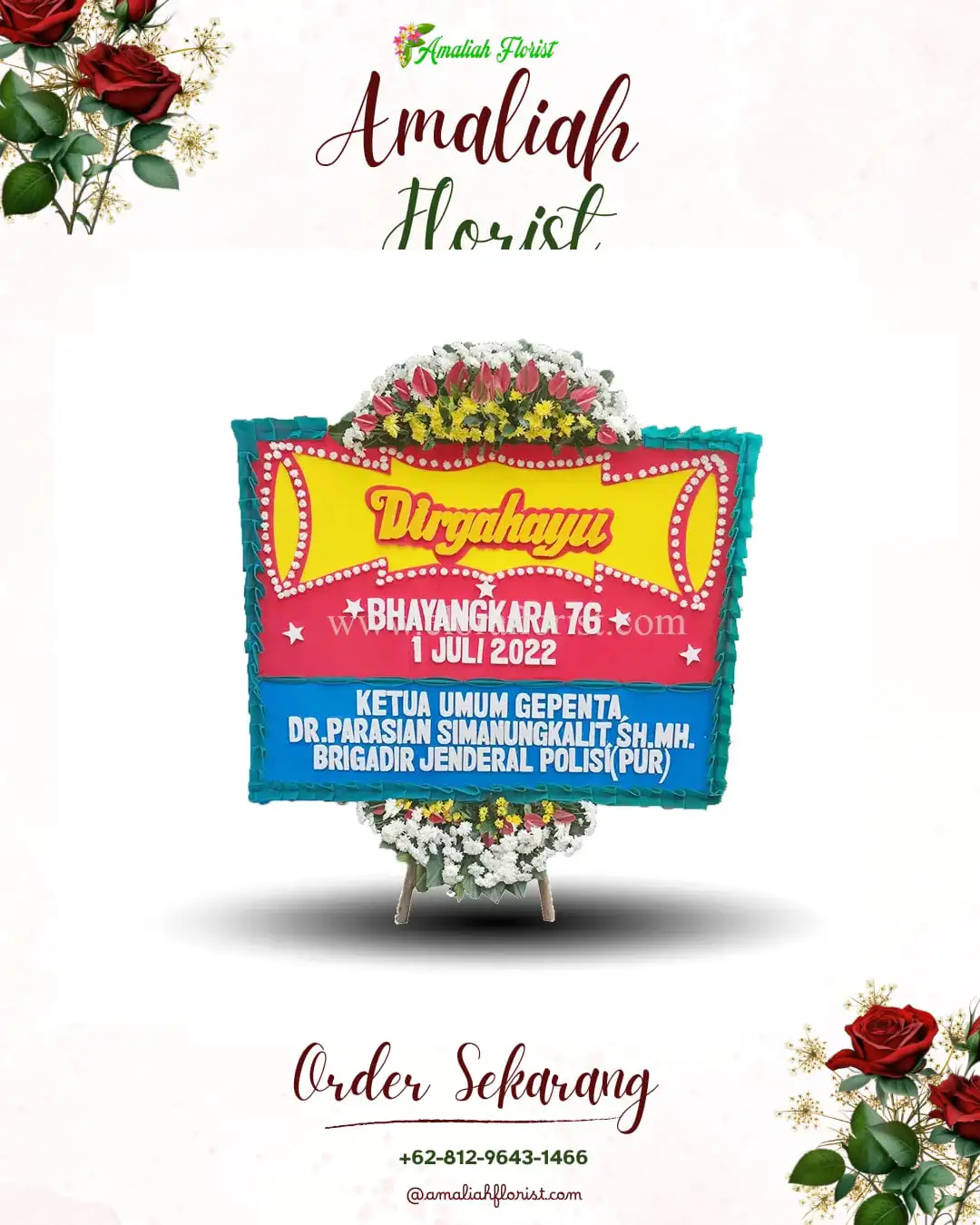 Papan Bunga HUT Ulang Tahun Tawar